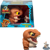 Jurassic World Bite Club Collectible Figure, Tyrannosaurus Rex Chubby Stylized Dinosaur Approx 4-Inch Figure with Accessory